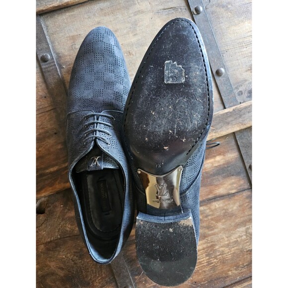 LOUIS VUITTON Made in Italy checkers OXFORDS - Size 8 1/2 main image 13